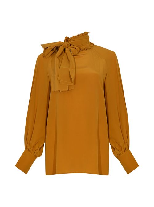 Camicia Guido in crepe de Chine con fiocco WEEKEND MAX MARA | 2525116036600012